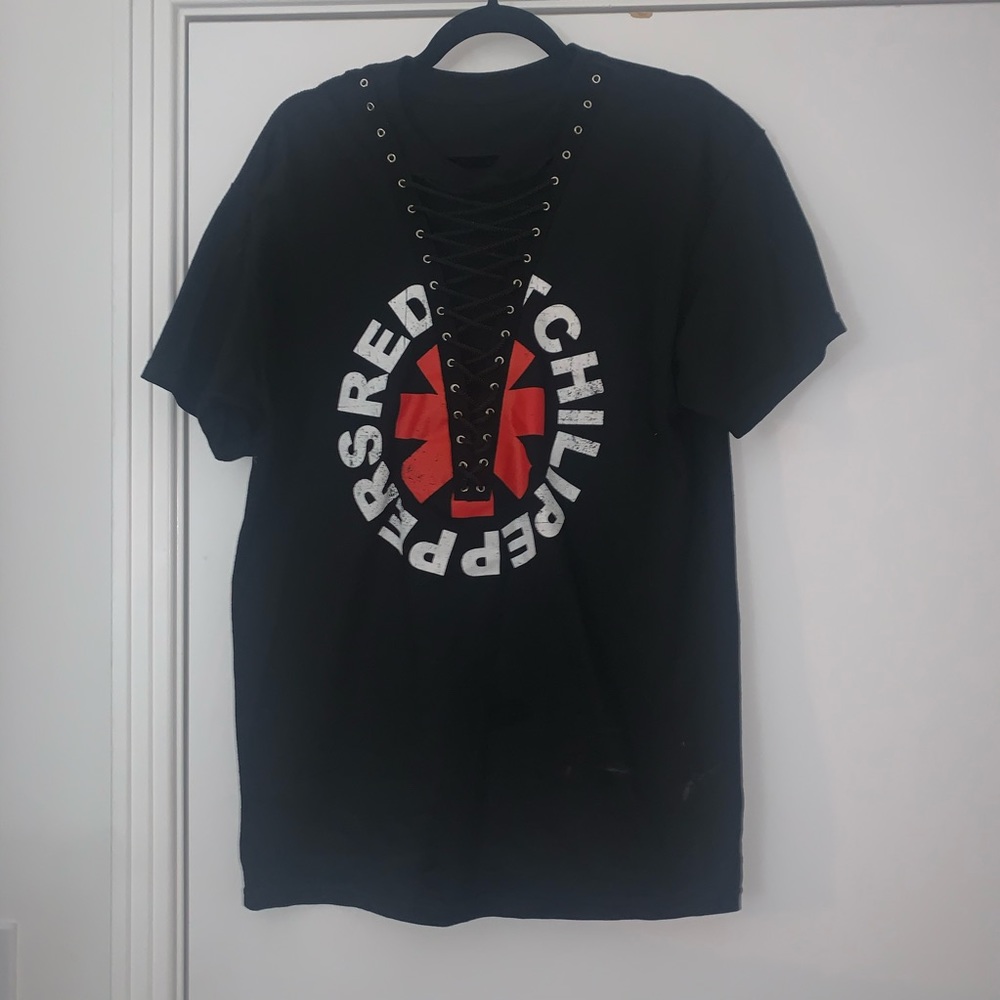 Red Hot Chili Peppers lace front t shirt